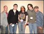 (l-r) Jeremy Theissen, Marc Martel, Jennifer E. Jones, Jason Germain, Glenn Lavender